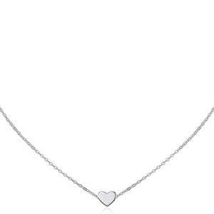 ChicSilver Personalized 925 Sterling Silver Dainty Small Hear/Star/Moon/Dot/Tria